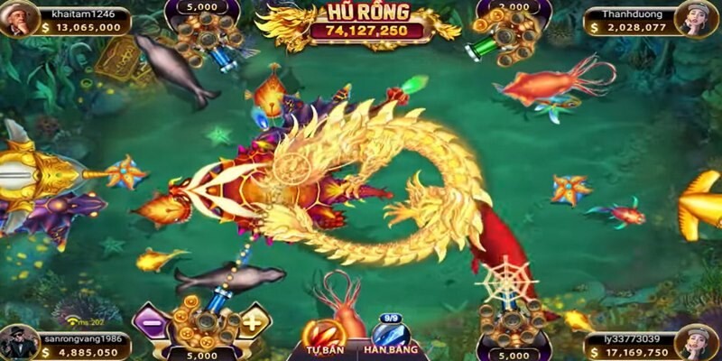 Các ngư trường xuất hiện trong game cược